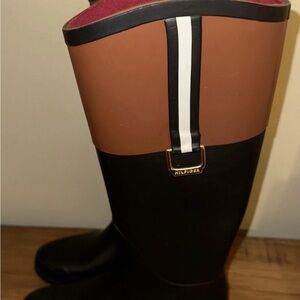 Tommy Hilfiger Black Winter Boots